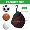 Landrain Pack of 2 Ball Net, Basketball Bag, Ball Bag