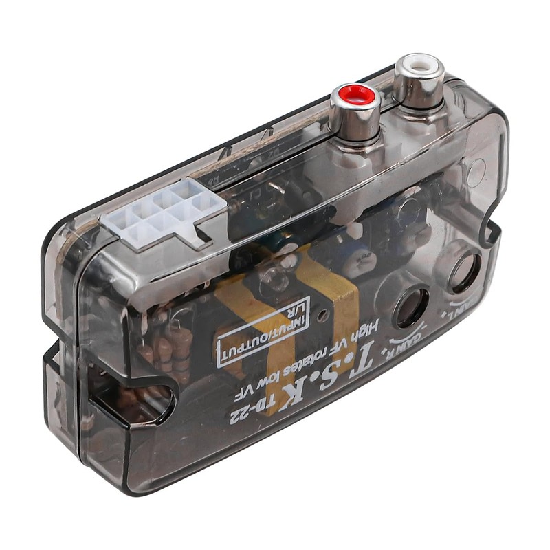 WANGCL Car Audio Converter RCA Stereo High To Low Adjustable