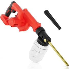 Rozlchar Electric Diatomaceous Earth Duster Compatible for Milwaukee 18V Battery(No Battery), Garden Dust Applicator with 1L Capacity w/7.5" Nozzle, Versatile Leaf Blower & Powder Sprayer