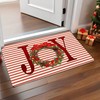 Christmas Door Mat Outdoor Indoor - Non-Slip Reindeer Carpet Mat