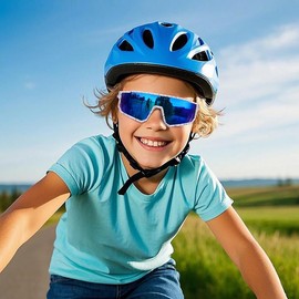 FAGUMA 3PACK Kids Polarized Sunglasses Youth Baseball Sunglasses Age 8-14 Boys Girls Softball Cycling UV400 Protection