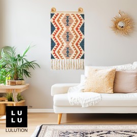 Tapestry Wall Hangers Clips 4 Pack - Quilt Hanger for Wall for Display, Quilt Rack - Rug Hangers for Walls, Round Clamps for Blankets and Other Textile (Brown)