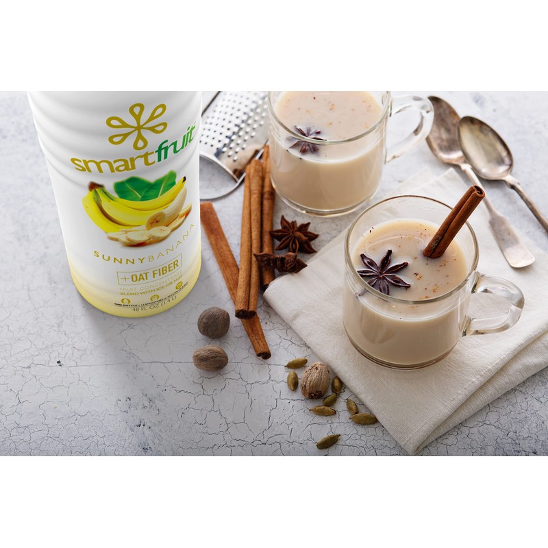 Smartfruit Sunny Banana + Oat Fiber, 100% Real Fruit Purée,