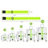 Large Luggage Strap Suitcase Straps Blue Suitcase Identification, Green and