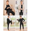 Ekouaer Men Thin Thermal Underwear Set Soft Long Johns Set