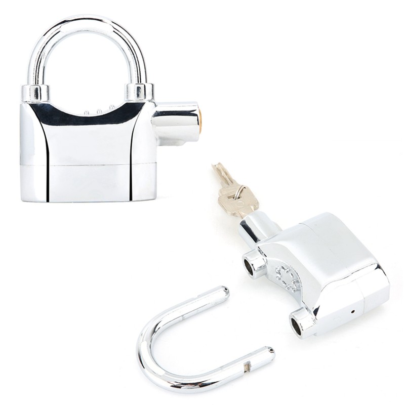 Anti theft Security Padlock Waterproof Siren Alarm Lock for Motorcycle
