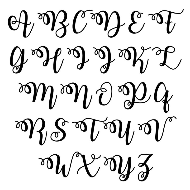 Stocking Letter Tag in Gold (Gold)