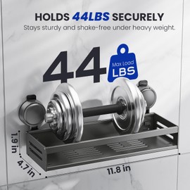 BREIS Shower Caddy Suction Cup, No Drill Shower Shelves, Rustproof Suction Showers Organizer, Large Capacity Bathroom Shower Organizer Storage Rack, Bathroom Caddy for Home Decorate