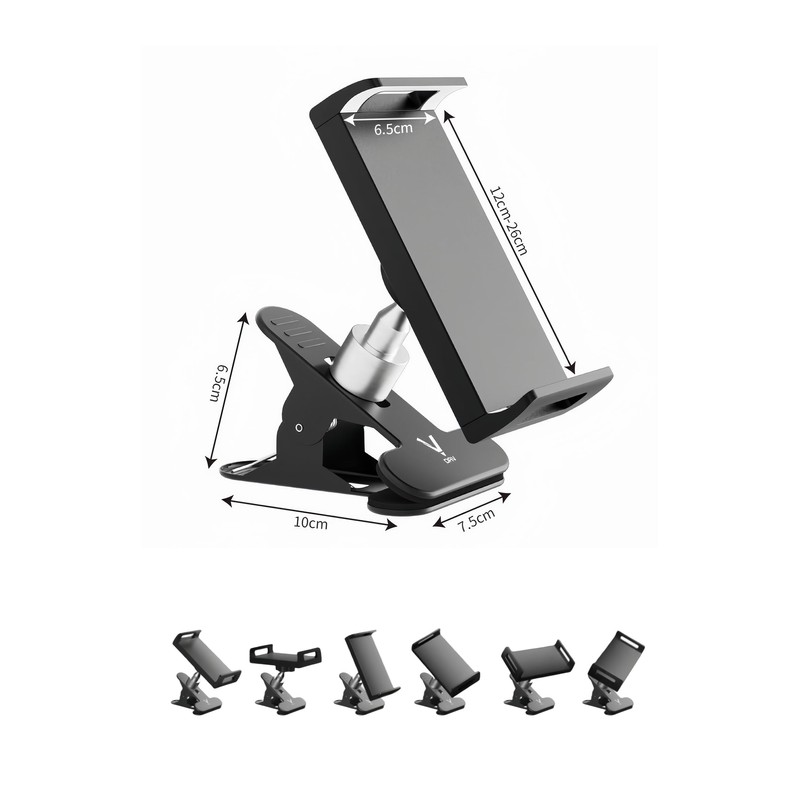 360-Degree Rotating Drawing Stand, Adjustable Tablet and Phone Holder Mount