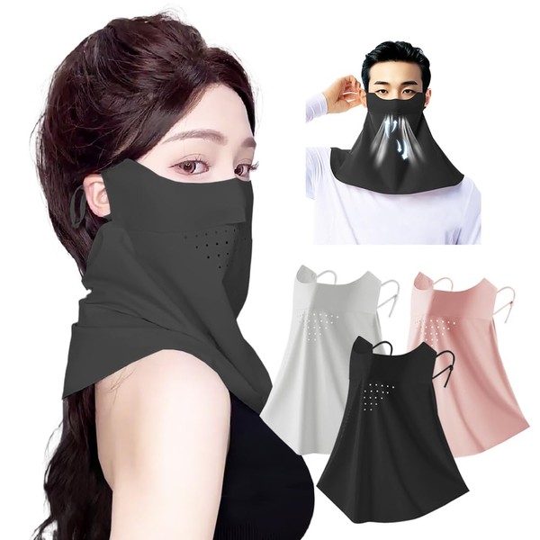 YINEEN Face Cover, Sun Protection Mask, UV Protection, Sunburn Protection,