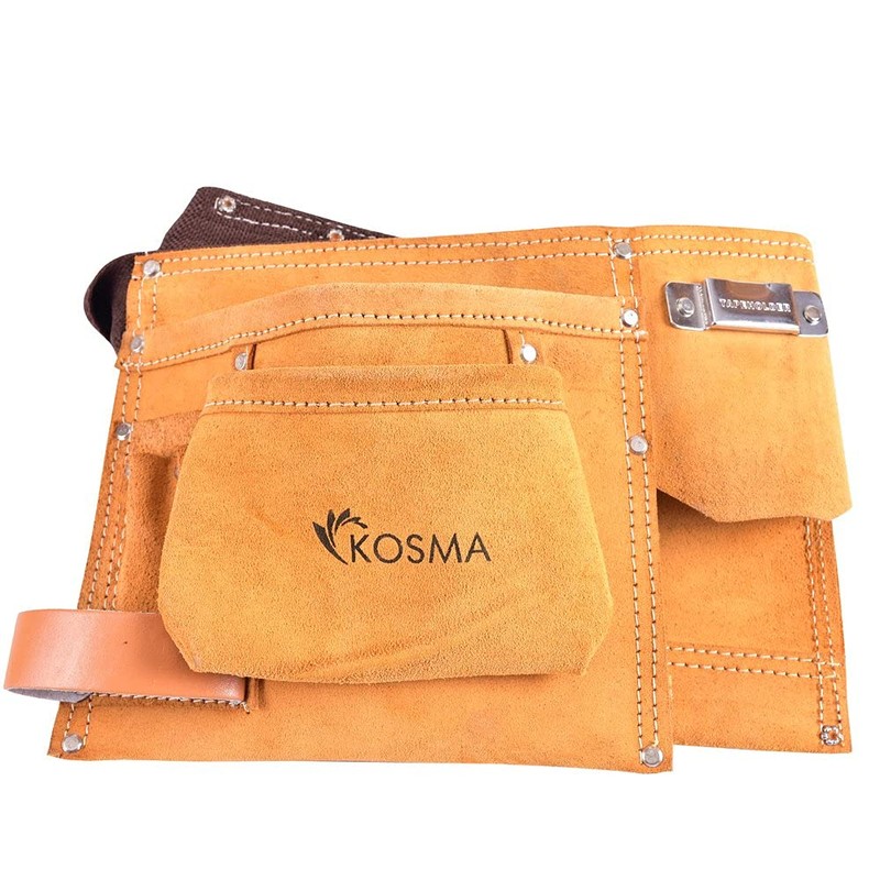 Kosma 11 Pocket Tool Belt Pouch Apron, Multi-Pockets Storage Organiser,