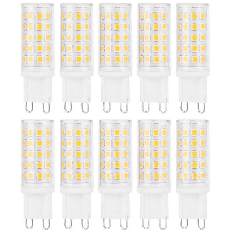 10PCS G9 Base LED Light Bulb 4W 54LED BiPin Bulb