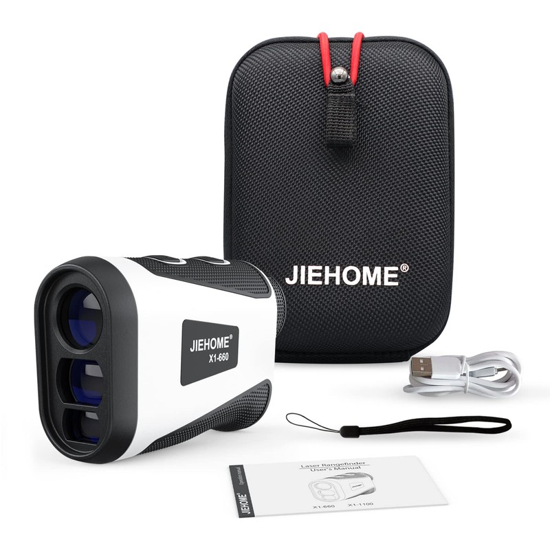 JIEHOME Golf Range Finder X1 660 Yards Rangefinder with Slope