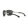 Emporio Armani EA2033 3094/87 Matte Black EA2033 Square Pilot Sunglasses