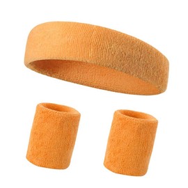 1PCS Wristbands Soft Thickened Headband Wristband Sweatband Set Terry Cotton Girls Sweat for Basketball Running Athletic Sports