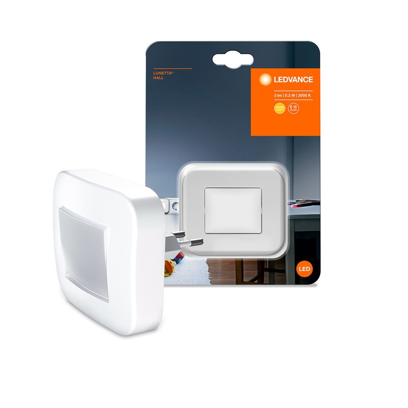 LEDVANCE LED Night Light, Indoor Light, Day Night Sensor, Warm