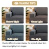 H.VERSAILTEX Stretch Velvet 3 Piece T Cushion Sofa Slipcovers Individually