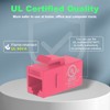 VCE Acoplador RJ45 Cat6 Keystone Jack Hembra a Hembra Ethernet