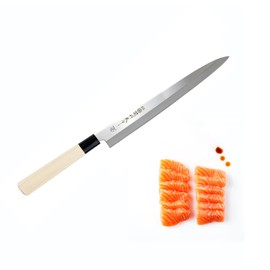JapanBargain, Japanese Yanagiba Sashimi Knife Sushi Chef Knife, High Carbon Stainless Steel Blade 8-1/4 inch, Made in Japan, 210mm, 1-Pack