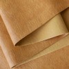 ONEART | Light Brown Faux Leather Fabric by Separated Yard,