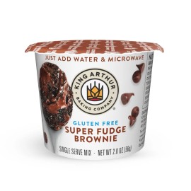 King Arthur Gluten-Free Single Serve Super Fudge Brownie Mix Kosher (Pack of 12)