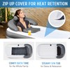 CO-Z Inflatable Bathtub With Electric Air Pump, Portable Tub With