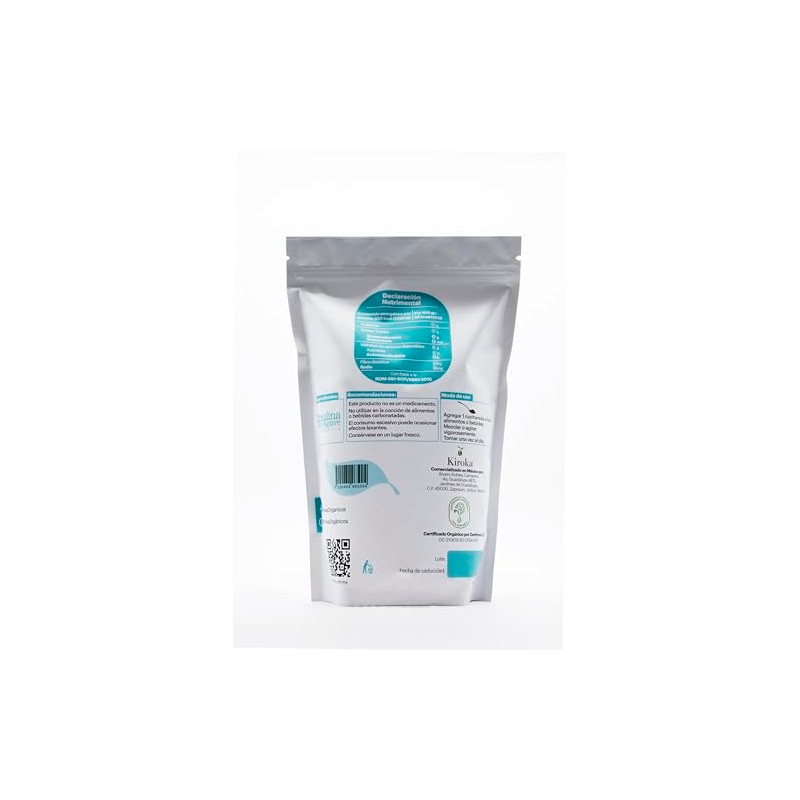 Inulina de Agave Organica 1 Kg | Fibra Prebiotica en