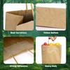 SMINDER Brown Paper Bags with Handle Kraft Gift Bags 25