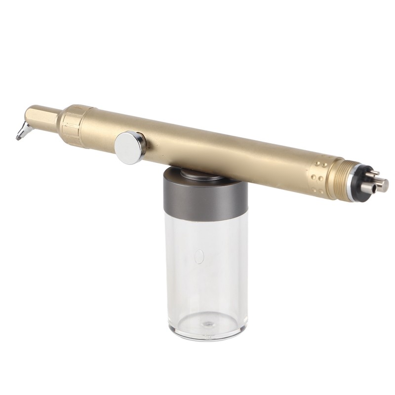Dental Sandblasting Polisher Stainless Steel 360° Rotating Nozzle Dental Cleaning