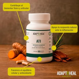 ADAPTOHEAL ATI Cúrcuma, Uña de Gato, Romero y Extractos Herbales