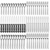 Pleafind 72-Pieces Silverware Set for 12, Flatware Set with Steak