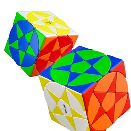 Pentagram Rubik's Cube Sticker-Free Pentagram Speed Cube Brain Sports Tasks Puzzle Toy for Children Puzzles Collection