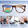 Epavouos Progressive Multifocal Reading Glasses for Men with Metal Core