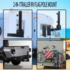 Flagpole Bracket - Heavy Duty Adjustable Flag Mount for Travel