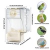 No Mess Bird Feeder Vegetable Dispenser Automatic Parrot Feeders with