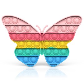VURYAPI Poppit Pop Fidget It Toy Set - Bubble Popet Anti-Stress Toy | Figetttoys Autism Needs Pressure-Relieving Toy for Children (Butterfly 2