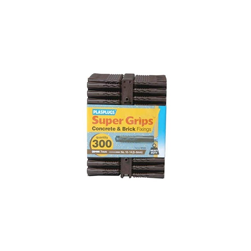 PLASPLUGS PLABP539 Plastic and Nylon Wall Plugs