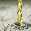 Masonry Drill Bit Set 1/2 in. Carbide Tip Golden Flute