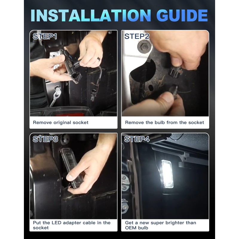 LED Truck Bed Light Cargo Area Lights Compatible with Toyota