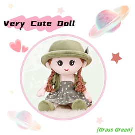 HRXYYCX Soft Cuddly Rag Doll Princess Doll Plush First Doll Toys for Baby Girls,Cute Cartoon Rag Doll Little Doll Decoration Doll Best Birthday