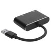 Heayzoki Adaptador USB3.0 a VGA/HDMI, Adaptador Convertidor de HDMI a