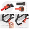 Motorcycle Helmet Quick Release Buckle Kit,Stainless Steel Motorcycle Helmet Strap