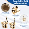 Solaradgy 2Pcs Toilet Bolt Covers Decorative, Gold Toilet Screw Cover
