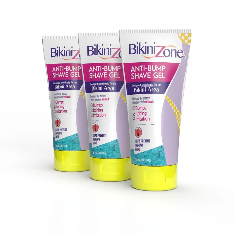 Bikini Zone Anti-Bump Shave Gel for Sensitive Areas, 5 Oz,