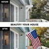 UD_G128 - 5 Feet Tangle Free Spinning Flagpole (Silver) USA