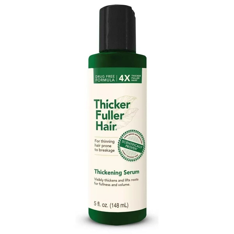 Thicker Fuller Hair Thickening Serum - Thinning Hair Treatment -