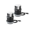 Link2Home 2 Pack Space Saver Pop Up Outlet with USB,