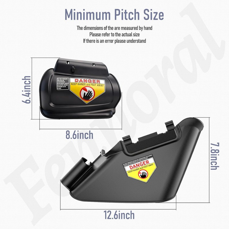 Fennoral 731-07131 987-02516A Side Discharge Chute and Hinged Mulching Plug