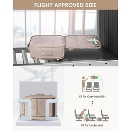 LOVEVOOK Travel Backpack For Women,40L Carry On Backpack Flight Approved,TSA Personal Item Travel Bag Fits 17 Inch Laptop,Business Weekender Overnight Daypack with 3 Packing Cubes