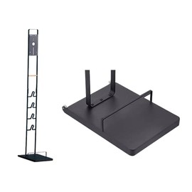 Mount Plus MP-HAB503 Metal Vacuum Stand with Wheels for Dyson V6 V7 V8 V10 V11 DC30 DC31 DC34 DC35 DC58 DC59 DC62 DC74 Handheld Cordless Cleaner | Stable Metal Storage Rack (with Wheel)